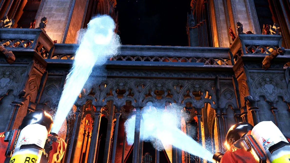 Кадр из игры Escape Notre-Dame on Fire, 1