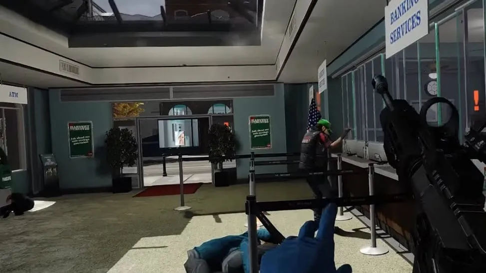Payday 2 VR gameplay screenshot 1